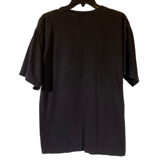 VINTAGE 1995 Star Trek Tee T-shirt Men's size Large Black Graphic Tour Champ - Picture 2 of 5